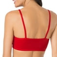 thumbnail image 5 of Fruit of the Loom Women's Spaghetti Strap Cotton Sports Bra, 3-Pack, Style-9036, 5 of 8
