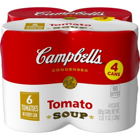 Campbell's Condensed Tomato Soup, 10.75 oz. Cans (4