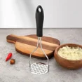 1pc Stainless Steel Manual Potato Ricer Garlic Masher Creative Potatoes