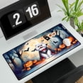 thumbnail image 3 of Happy Halloween Vampire Persian BOO with Pumpkins Fun and Spooky Desk Mat Full Keyboard Mouse Pad Cat Lover Kitten Owner Gifts Large Mousepad - 00018, 3 of 5