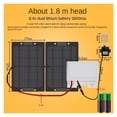 thumbnail image 2 of Solar Water Pump 12v Submersible Pump Fish Tank Outdoor Brushless Pumping Hydroponic High Head Fountain Pump Aquarium Filter ,Multi-Install Methods, 2 of 5