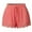 Pink, variant on Plus Size Lace Hem Lounge Shorts for Women Drawstring Elastic Waist Wide Leg Casual Summer Shorts