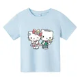 thumbnail image 4 of Camiseta de algodón de Hello Kitty, ropa para niños, ropa para niñas, camisetas Y2k Kawaii Sanrio Kuromi para bebés, camisetas de dibujos animados, camisetas casuales, 4 of 5