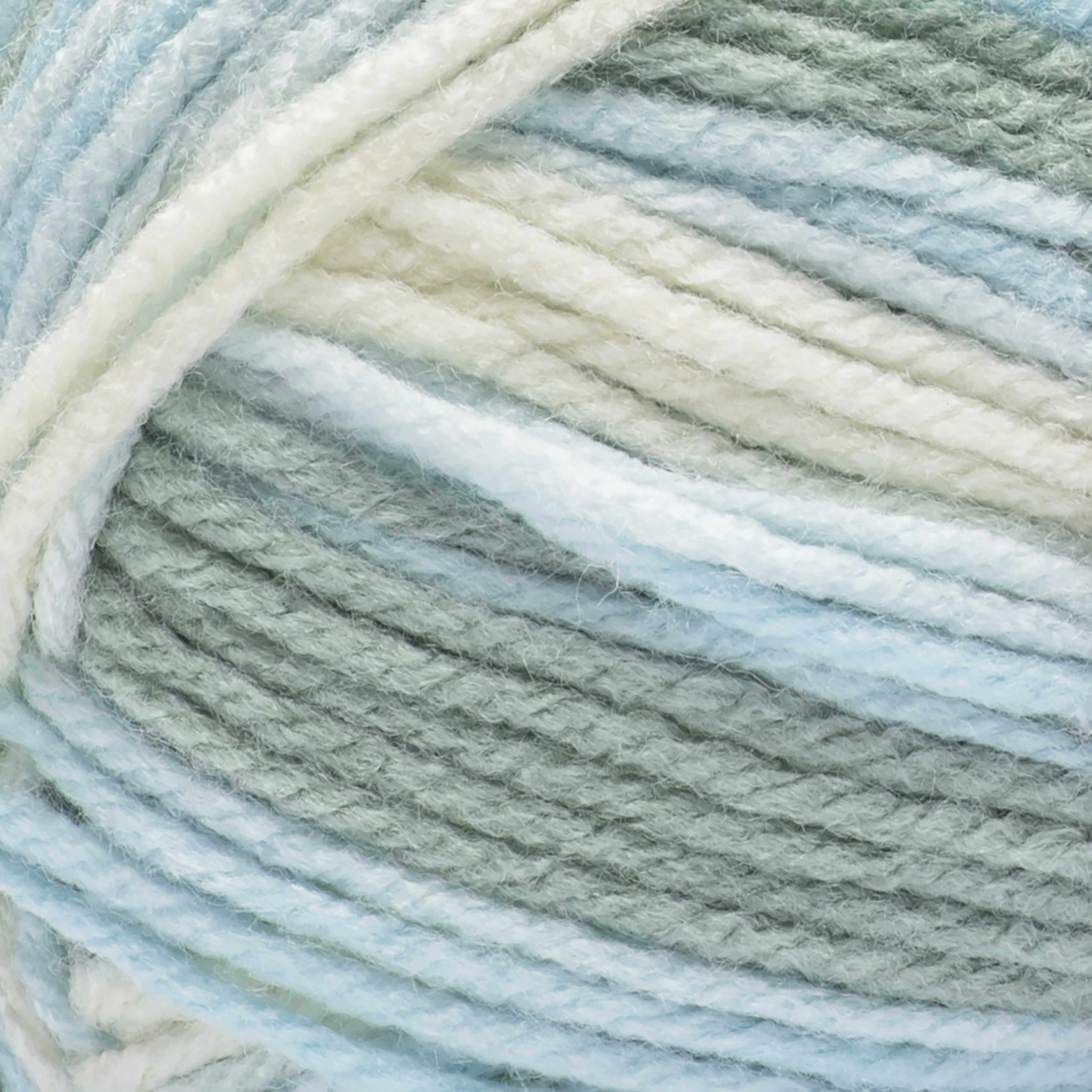 Loops & Threads Glacier Impeccable Pastel Yarn - Medium Weight Yarn for Knitting, Crochet, Weaving, Arts & Crafts, 18 Pack