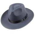 thumbnail image 3 of Homeyce Trendy Western Cowboy Hat Men Women Universal Vintage Fedora Style Sunshade Outdoor Activity Cowboy Hat,D, 3 of 3