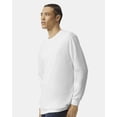 thumbnail image 6 of American Apparel Long Sleeve T-Shirt, Crew Neck Fine Jersey Casual Tee 100% Cotton Thread (White Color, 6 Pack L), 6 of 6