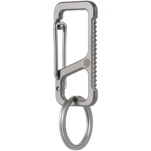 Key Unity Titanium Carabiner Keychain Clip, 2 inch Beer Bottle Opener Key Holder Multitool, Car Keys Keychain for Men Women