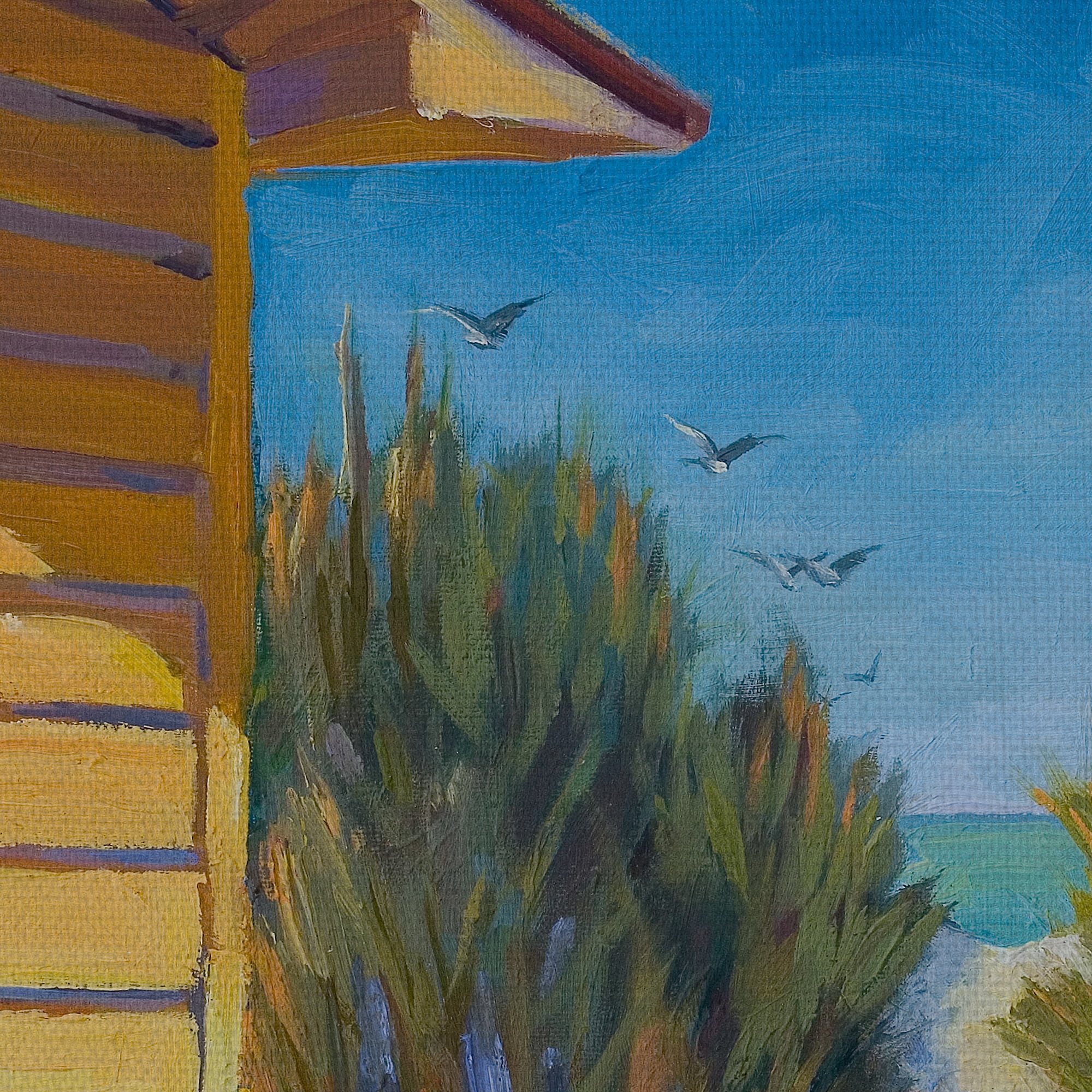 Masterpiece Art Gallery Perfect View Ocean By Kathleen Denis Canvas Art Print 22" x 28"