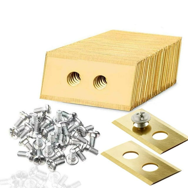 Lame de Rechange pour Tondeuse Robot 36*18*0.9MM avec 2 Trous, Antirouille, Durable, Coupe-Tondeuse pour Worx Landroid