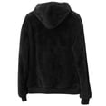 thumbnail image 5 of Siilsaa Mens 2024 Casual Cotton Hooded Collar Drawstring Hoodies Pullover Sweatshirts Casual Long Sleeve Shirts Black,L, 5 of 5
