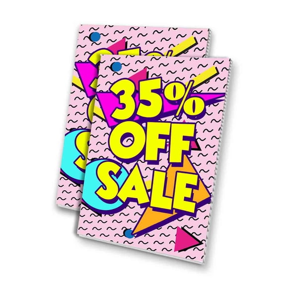 35 Percent Off sale (24" X 36") 4mm Corrugated Plastic Panel, Graphics Applied To 1 Side (Pk of 2)