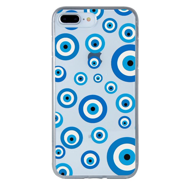Funda Antigolpes InstaCase para iPhone 8 Plus ojo turco grandes y chicos Uso rudo