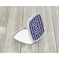 thumbnail image 2 of Letter E Football Purple and White Compact Mirror CJ1068-ESCM, 2 of 4