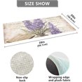 thumbnail image 3 of GZHJMY Vintage Lavender Bathroom Rugs Bath Mat 39 x 20 Inch Non-Slip Extra Soft and Absorbent Shaggy Bath Carpet for Tub, Shower, Bathroom Carpet Runner, 3 of 7