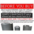 thumbnail image 4 of Treadmill Walking/Running Belt - Part No. 392489 - Replacement for ProForm 505 CST - PFTL609166 - PFTL60916.5, 4 of 4
