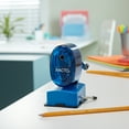 thumbnail image 2 of X-ACTO Bulldog Vacuum Mount, Single Hole Manual Pencil Sharpener, Blue, 1 Count, 2 of 5
