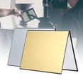 thumbnail image 1 of BELOVING Light Reflector Foldable Light Diffuser Board for Photography Outdoor Indoor A3 Gold Argent, 1 of 10