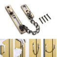 thumbnail image 2 of Cerradura antirrobo para puerta de hotelcadena de pernosseguridad para niñoscerradura para el hogar (cian) Ndcxsfigh Libre de BPA, 2 of 9