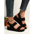 thumbnail image 7 of Women‘s High-heeled Outdoor Slippers Sandals  Stylish Thick-bottom Wedge Heel, 7 of 7