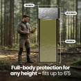 thumbnail image 3 of Wallaby 2-Pack Emergency Mylar Sleeping Bags, Thermal, Compact, Lightweight, Green, 3 of 6