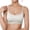 White, variant on Seamless Bras for Women Adjustable Strap Cross Back Padded Full Coverage Bra Everyday Bra