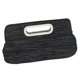 thumbnail image 5 of Bolso de mano Salvador para mujer, elegante, de noche, negro, 5 of 8