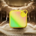 thumbnail image 4 of Transemion Portable Bluetooth Speaker With RGB Ambient Lighting Effects High-fidelity Sound And 6 Light Colors pink, 4 of 6