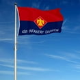 thumbnail image 2 of Dutern Double Sided Army 45th Infantry Division Flag Military Banner 3 Ply with Brass Grommets 12x18 Inch, 2 of 4
