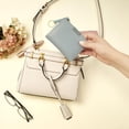 thumbnail image 4 of Cartera con placa metálica y monedero-DELIA azul 11.5 x 8.9, 4 of 4