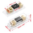 thumbnail image 4 of 0/2/4 Gauge Inline ANL Fuse Holder Clear Fuse Block Box with 200A Fuse, 4 of 6