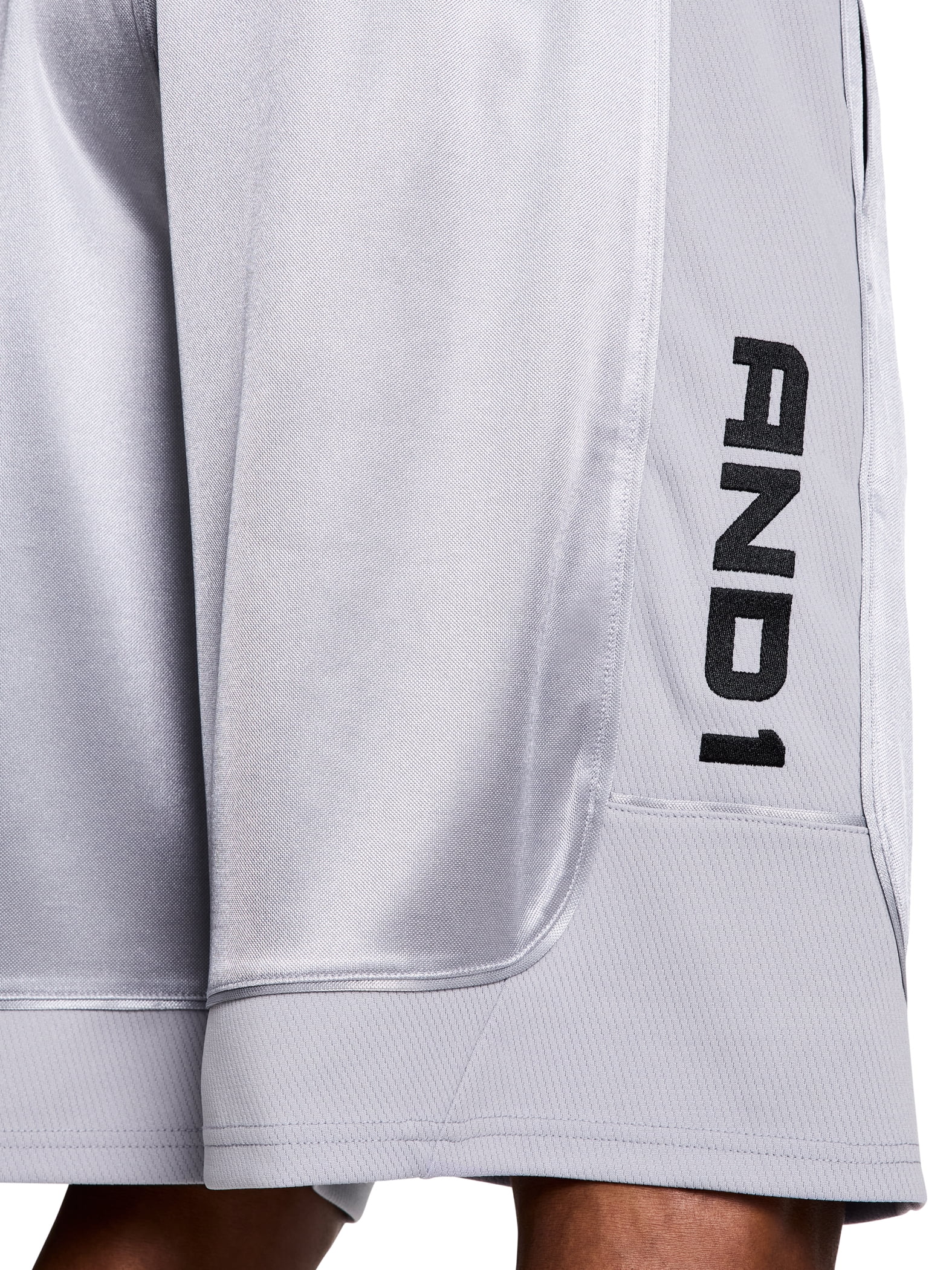 AND1 Men's and Big Men's All Court Short, 11" inseam, up to Size 5XL