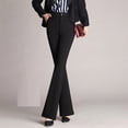 thumbnail image 2 of Gvdentm Dress Pants Women Work Business Pants Straight Leg Flared Trousers Ladies Slacks with Pockets Z3-Black,L, 2 of 9