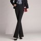 thumbnail image 1 of WILLBEST Pantalones Casuales para Mujer, con Bolsillos, Cintura Alta, Lisos, Rectos, Largos, Acampanados, para Comodidad y Estilo Diario. Chica, 1 of 8