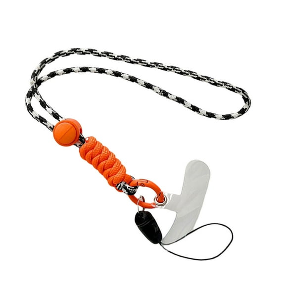 Methold Cordón para teléfono móvil, ajustable, desmontable, portátil, reutilizable, para colgar en el cuello, correas de seguridad Teléfono y Comunicación Tipo 2