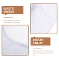 thumbnail image 4 of MasteelfCA 10 Pcs Chapeau de Chef de Cuisine Ajustable Bonnet de Service Alimentaire, 4 of 8