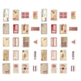thumbnail image 2 of 40 pegatinas vintage de papel, juego de pegatinas multifuncionales para álbumes de recortes, para cuadernos, cartas de confesión, 2 of 10