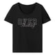 thumbnail image 1 of Camiseta de mujer Camiseta con cuello redondo Ropa de ajuste regular Ropa deportiva Camiseta básica para XL, 1 of 8