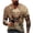 Khaki, variant on T Shirts for Men Halloween Print Short Sleeve V Neck Tees Pull on Funny Causal Shirts, 2XL