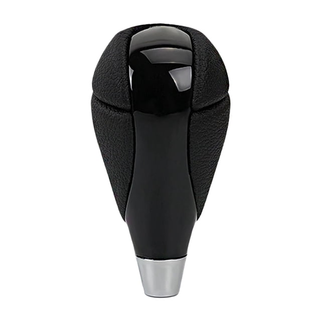 Perilla de cambio de marchas Sunnimix Perilla de cambio de marcha automática cuero PU negro