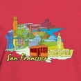 thumbnail image 3 of CafePress - San Francisco Travel Poster T Shirt - Women's Traditional Fit Dark T-Shirt, 3 of 4