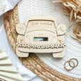 thumbnail image 3 of sunsanly Wedding Car Wooden Money Holder Auto Cash Wallet Storage Box Envelope Vehicle Desktop Decoration Wedding Party Wood Money Gift, 3 of 7