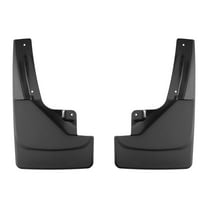 WeatherTech Custom No Drill Splash Guard MudFlaps compatible with Jeep Wagoneer L, Wagoneer, Grand Wagoneer L, Grand Wagoneer, Front Pair - Black