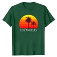 thumbnail image 4 of ibuvkizy Mens Graphic Tees Short Sleeve Crew Neck Casual Letter Print Summer Beach Vintage Hawaiian Vintage Pullover Green,XL, 4 of 4