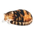 thumbnail image 2 of 3D Cat-shaped Thicken Bedroom Mats Cute Sleeping Animals Plush Mats for Children Bedroom Living Room, 2 of 8