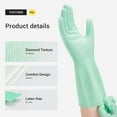 thumbnail image 3 of ThxToms 4 Pairs Nitrile Latex-Free Cleaning Gloves, Multi-Color Reusable Kitchen Gloves (Medium), 3 of 8