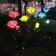 thumbnail image 2 of LED Rose Solar Flower Lights Luces de estaca de jardín decorativas al aire libre para Garden Yard Grave Jarrón Flores Decoración Pink brillar Hogar, 2 of 6