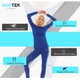 thumbnail image 4 of Bodtek Womens Crew Neck Long Johns Base Layer Set (Royal Blue 3X-Large), 4 of 5