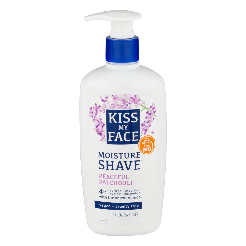 Kiss My Face Moisture Shave, Peaceful Patchouli, 11 Oz