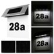 thumbnail image 2 of Número De Placa De Puerta Led Con Energía Solar De Acero Inoxidable Números De Sensor De Luz De Puerta De Casa Luz De Placa De Pared Exterior Para Oficina En Casa Al Aire Libre Speravity HA021263-00, 2 of 5