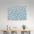 thumbnail image 2 of Kdxio Dachshund Dog Wall Hanging Tapestries Banner For Bedroom College Dorm Home Living Room Party Decor 29X37 In, 2 of 8